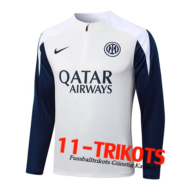 Inter Milan Training Sweatshirt Beige/Weiß/Blau 2025/2026