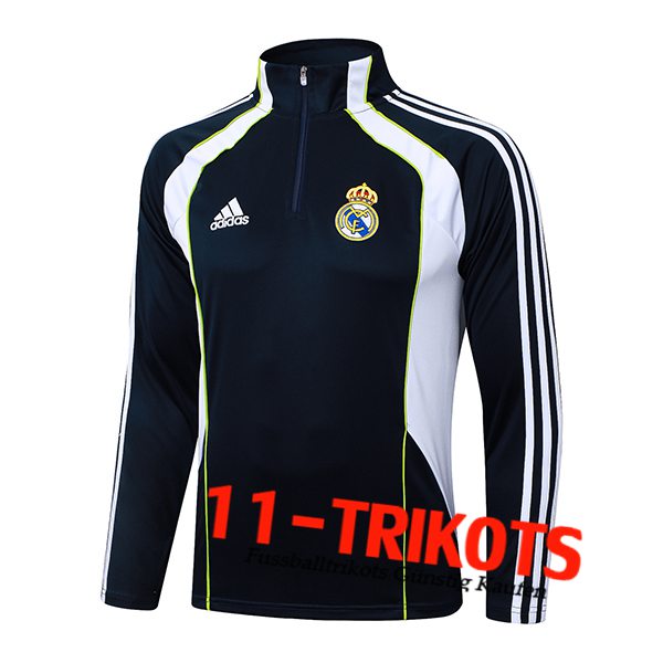 Real Madrid Training Sweatshirt Blau/Weiß/Grün 2025/2026
