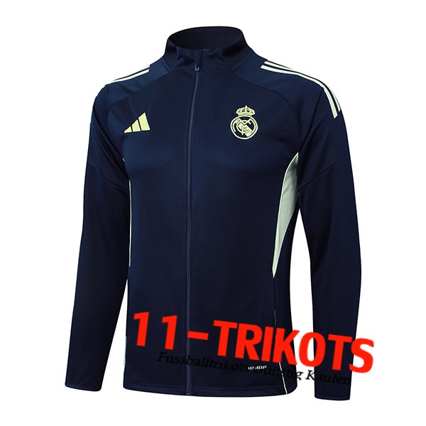 Real Madrid Trainingsjacke Blau/Grün 2025/2026 -02