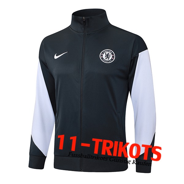 FC Chelsea Trainingsjacke Grau/Weiß 2025/2026