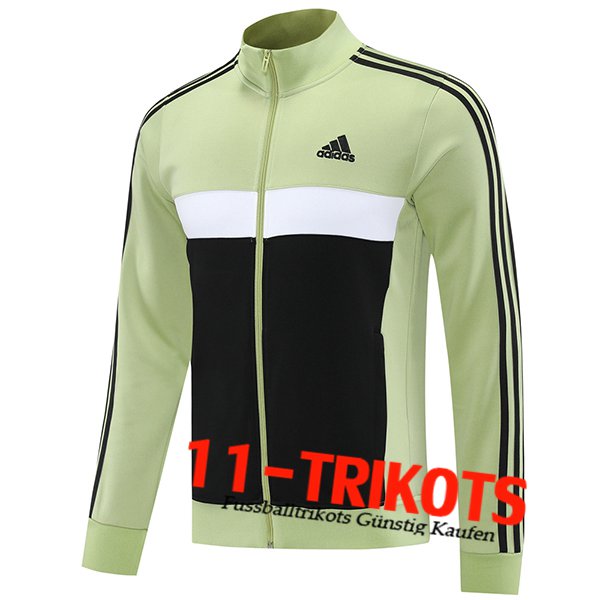 Adidas Trainingsjacke Grün/Schwarz/Weiß 2025/2026 -02