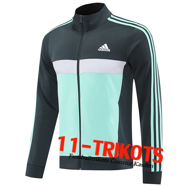 Adidas Trainingsjacke Grün/Grau/Weiß 2025/2026