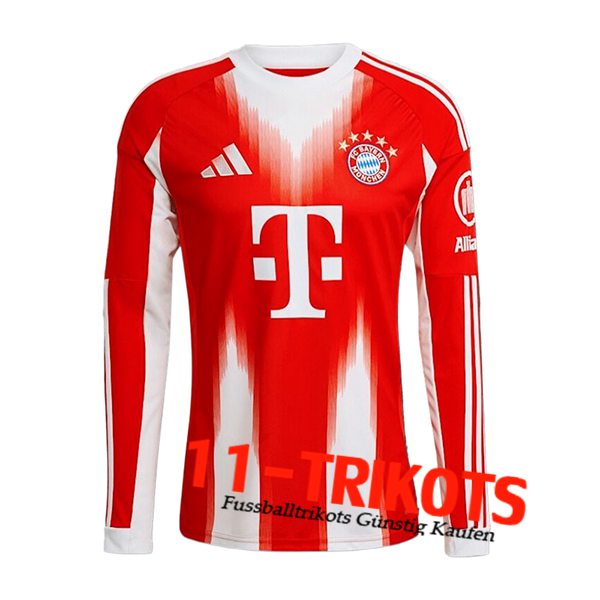 Neues Bayern Munchen Langarms Heimtrikot 2025/2026