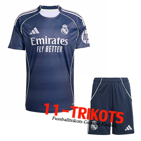 Neues Real Madrid Kinder Auswärtstrikot 2025/2026