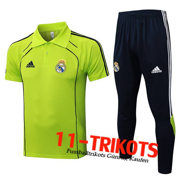 Real Madrid Poloshirt Grün/Schwarz 2025/2026