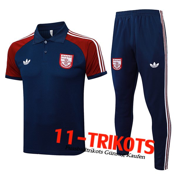 Arsenal Poloshirt Blau/Rot/Weiß 2025/2026