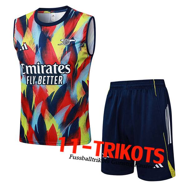 Arsenal Trainings-Tanktops Rot/Blau/Gelb 2025/2026
