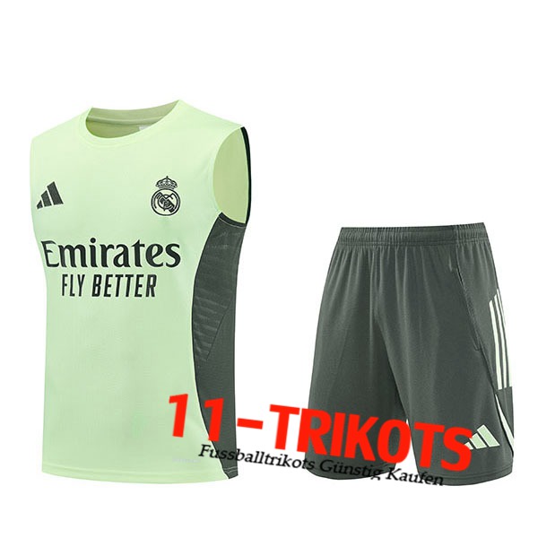 Real Madrid Trainings-Tanktops Grün 2025/2026