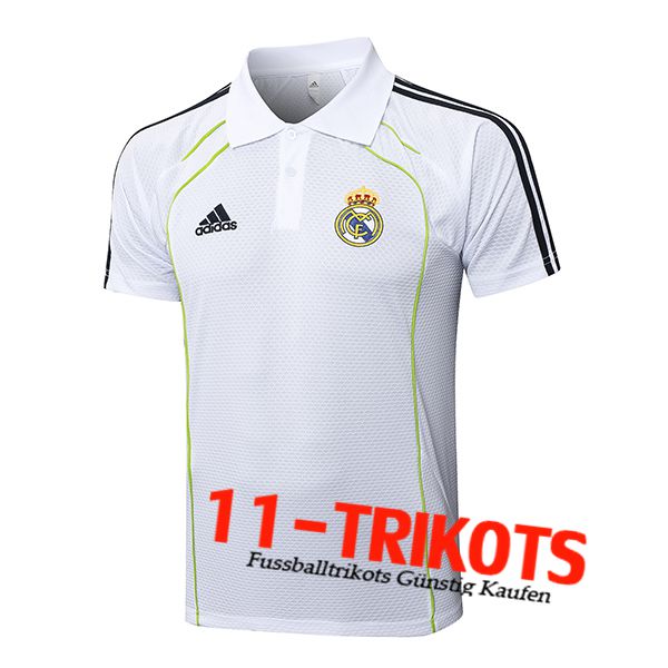 Real Madrid Poloshirt Weiß/Grün 2025/2026