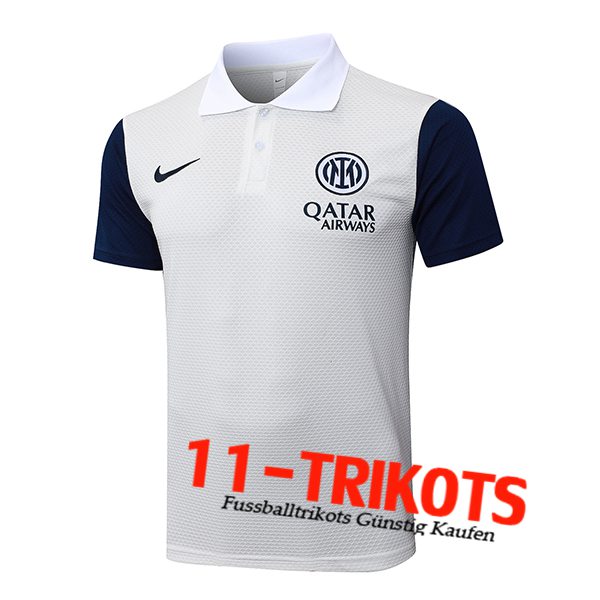 Inter Milan Poloshirt Weiß/Blau 2025/2026