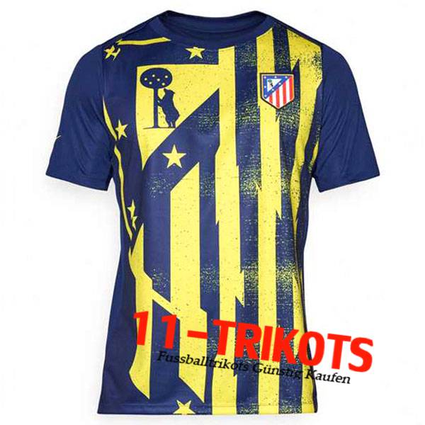 Atletico Madrid Trainingstrikot Blau/Gelb 2025/2026