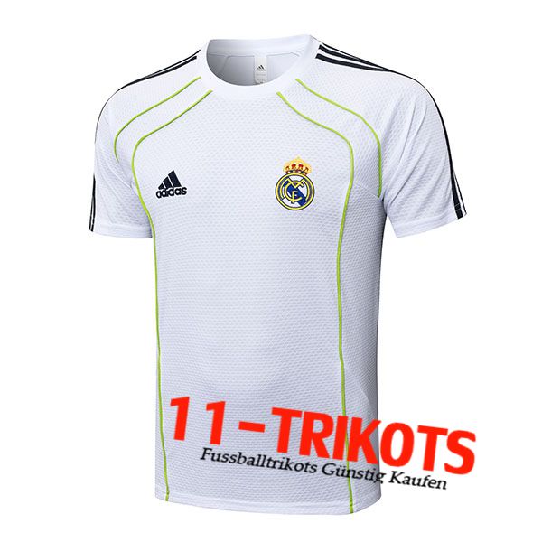 Real Madrid Trainingstrikot Weiß/Grün 2025/2026