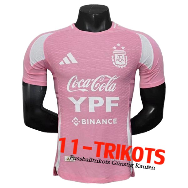 Argentinien Trainingstrikot Rosa/Weiß 2025/2026