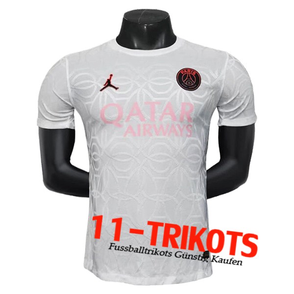 PSG Trainingstrikot Weiß/Rosa 2025/2026