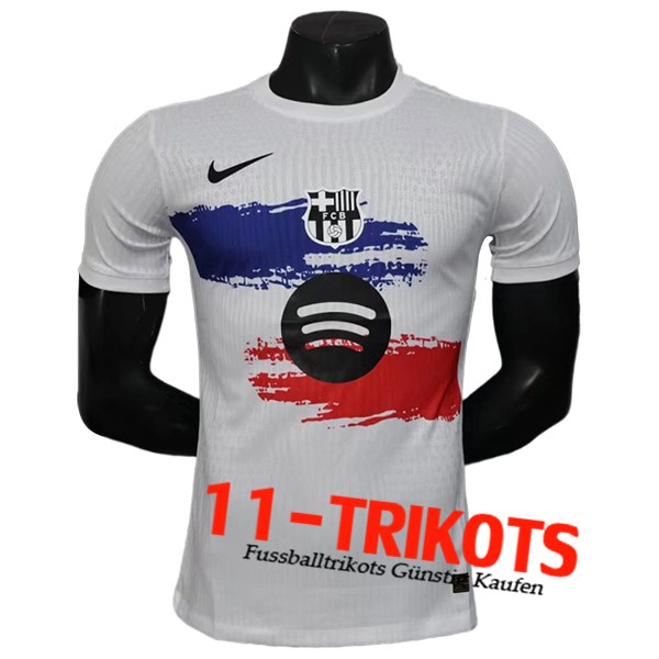 FC Barcelona Trainingstrikot Weiß/Blau/Rot 2025/2026
