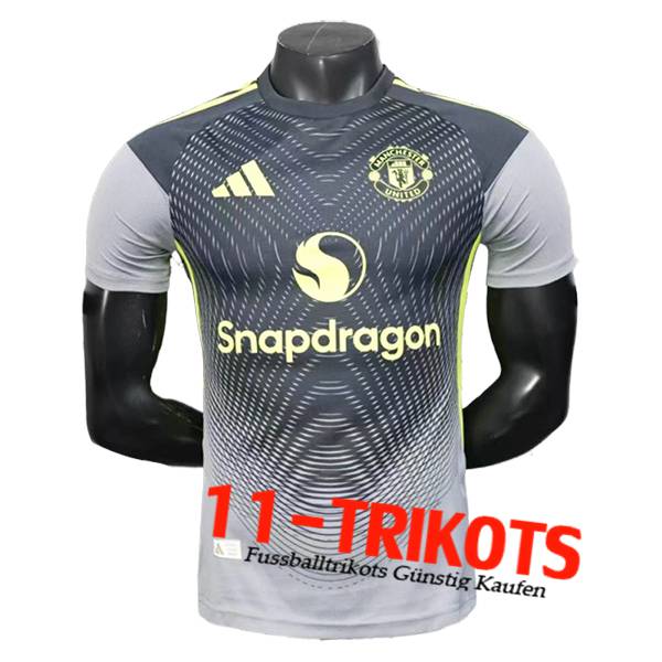 Manchester United Trainingstrikot Grau/Grün 2025/2026