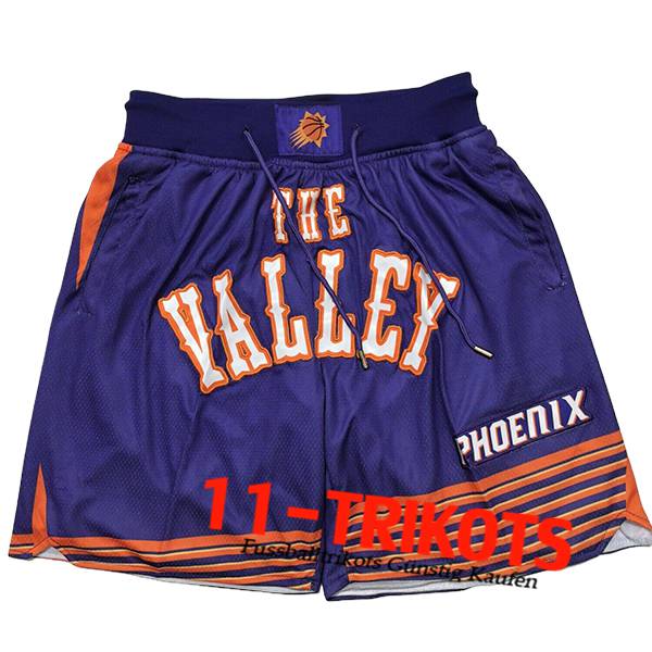 Phoenix Suns Shorts NBA 2025/26 lila/Orange -02