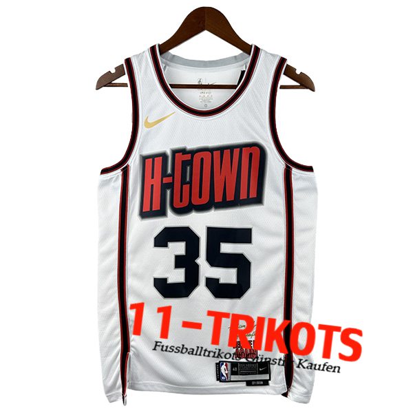 Houston Rockets Trikot (DURANT #35) 2025/26 Weiß/Rot/Schwarz