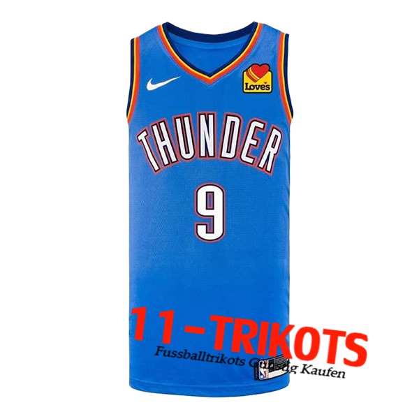 Oklahoma City Thunder Trikot (CARUSO #9) 2025/26 Weiß/Grau