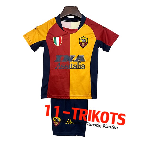 AS Rom Retro Kinder Heimtrikot 2001/2002