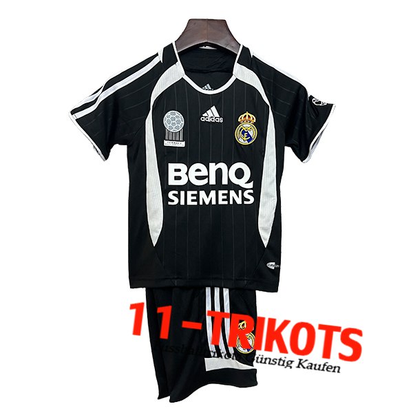 Real Madrid Retro Kinder Auswärtstrikot 2006/2007