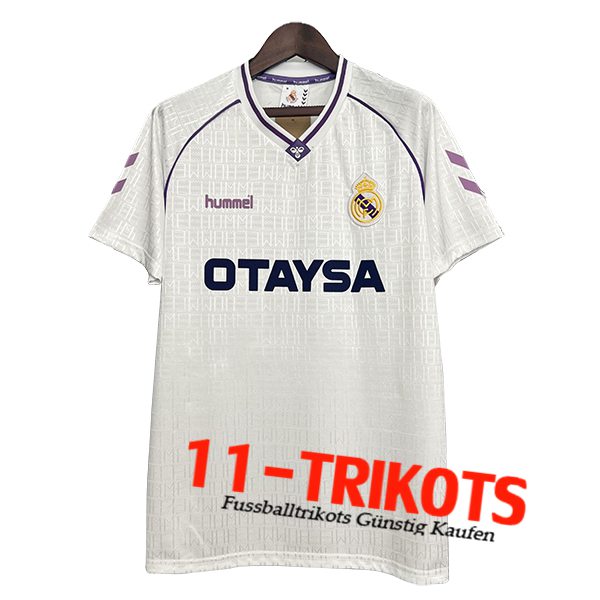 Real Madrid Retro Heimtrikot 1990/1992