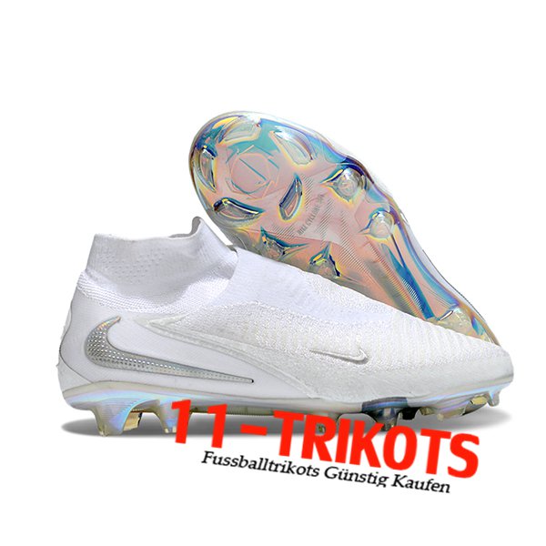 Nike Fussballschuhe Phantom GX III Elite FG Weiß/Grau