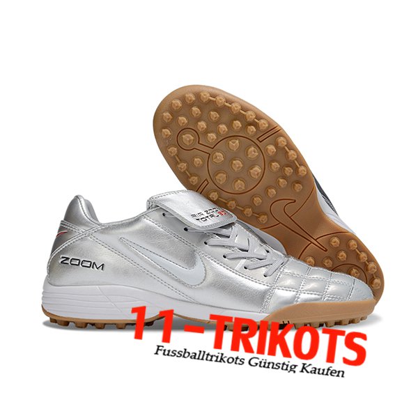 Nike Fussballschuhe T90 TF Grau -02
