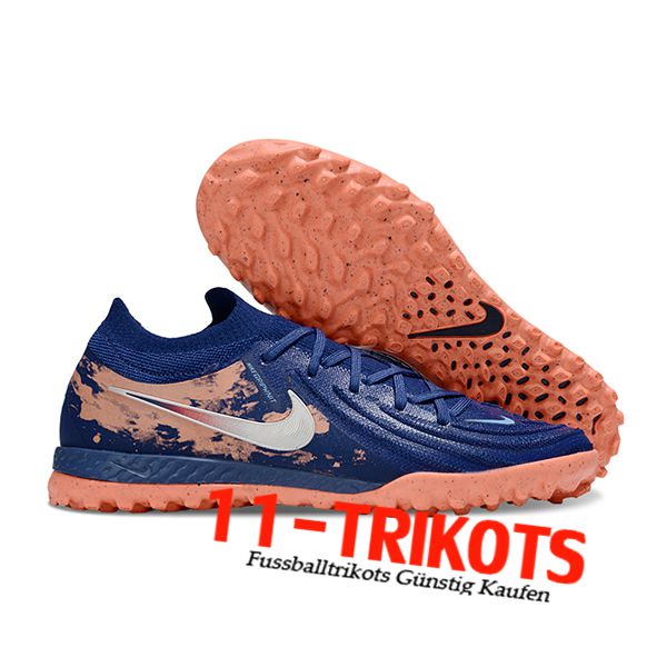 Nike Fussballschuhe Phantom GX II EliteTF Blau/Rosa