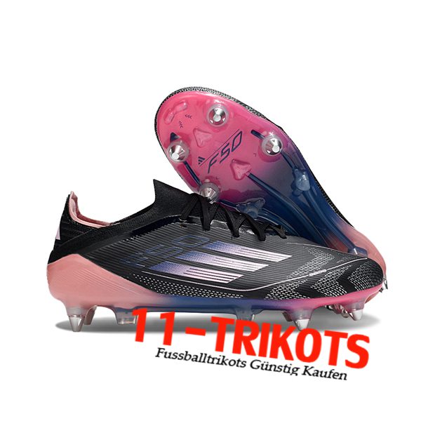 Adidas Fussballschuhe F50 Elite SG Schwarz/lila/Rosa