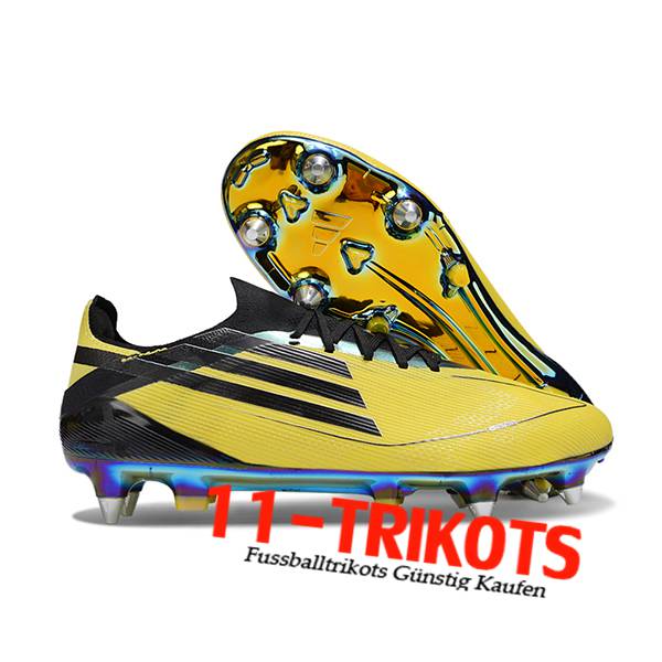 Adidas Fussballschuhe F50 Elite SG Gelb/Schwarz -02