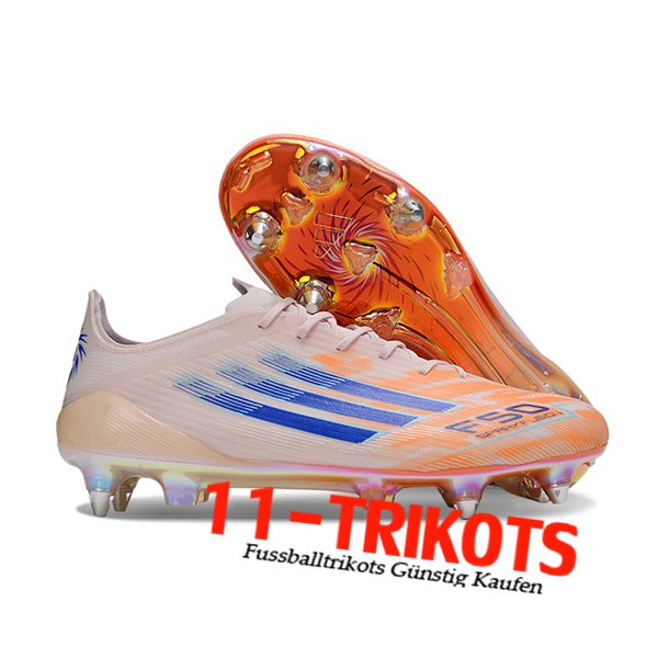 Adidas Fussballschuhe F50 Elite SG Orange/Blau -03