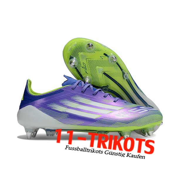 Adidas Fussballschuhe F50 ELITE SG lila/Grün/Weiß -02