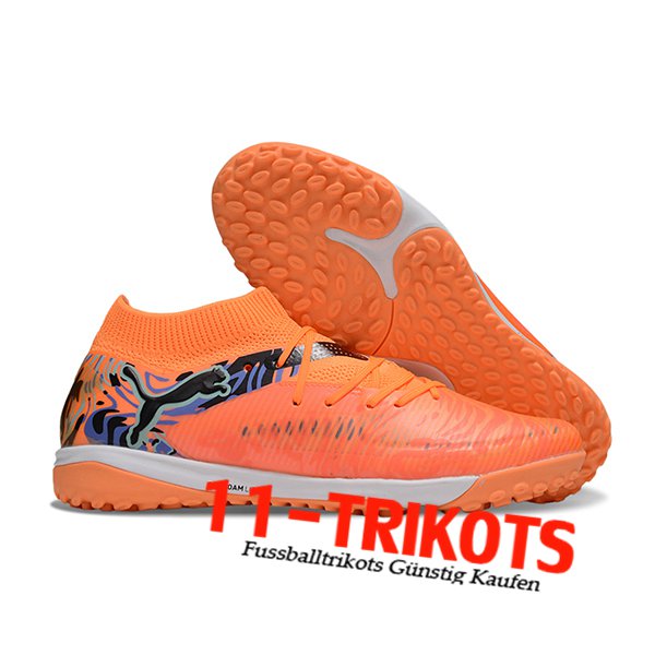 PUMA Fussballschuhe FUTURE 8 ULTIMATE TF Orange/Schwarz