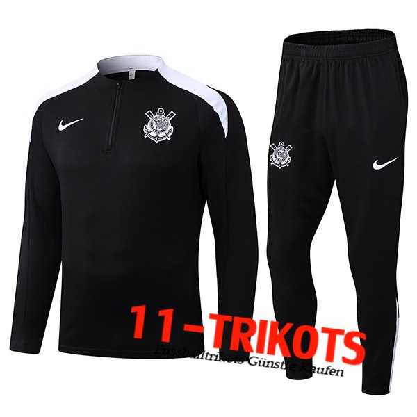 Corinthians Trainingsanzug Schwarz/Weiß 2025/2026