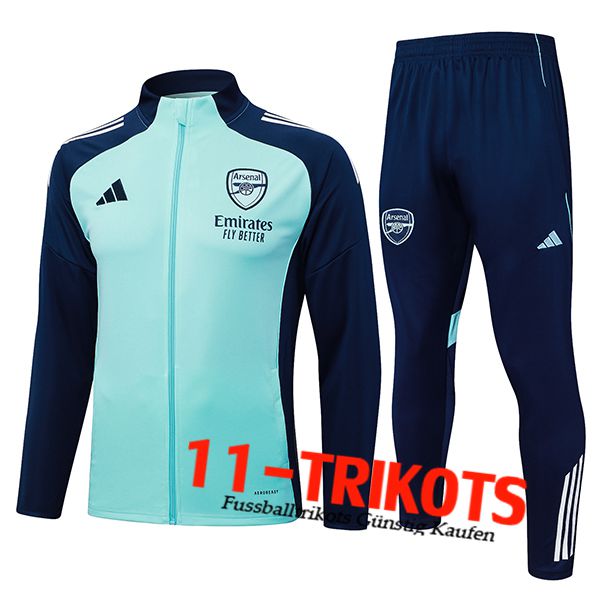 Arsenal Trainingsjacke Grün/Blau 2025/2026