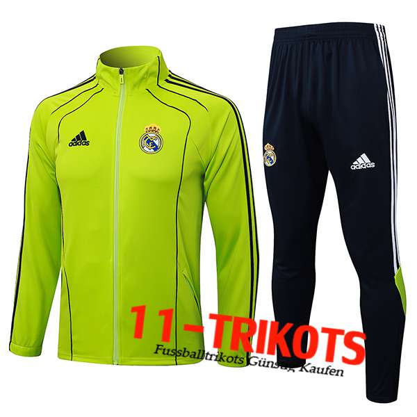 Real Madrid Trainingsjacke Grün/Schwarz 2025/2026