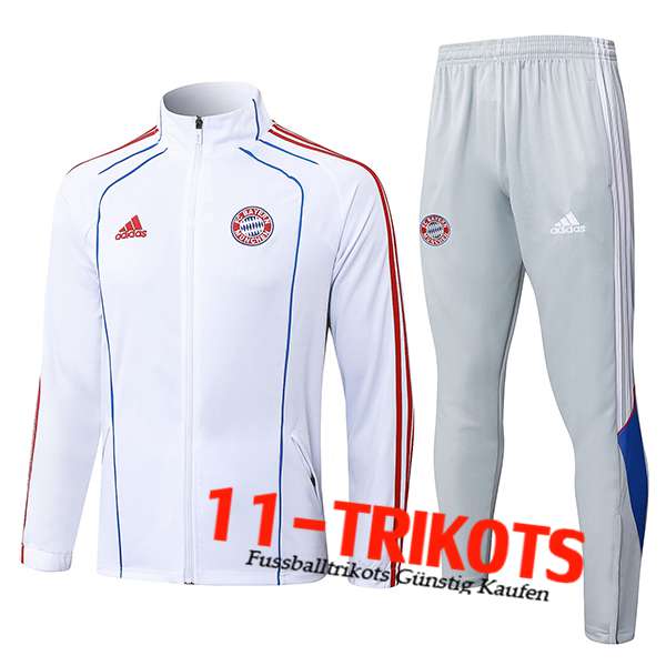 Bayern Munchen Trainingsjacke Weiß/Rot/Blau 2025/2026
