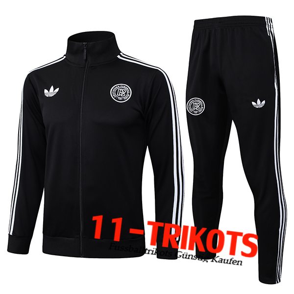 Deutschland Trainingsjacke Schwarz/Weiß 2025/2026