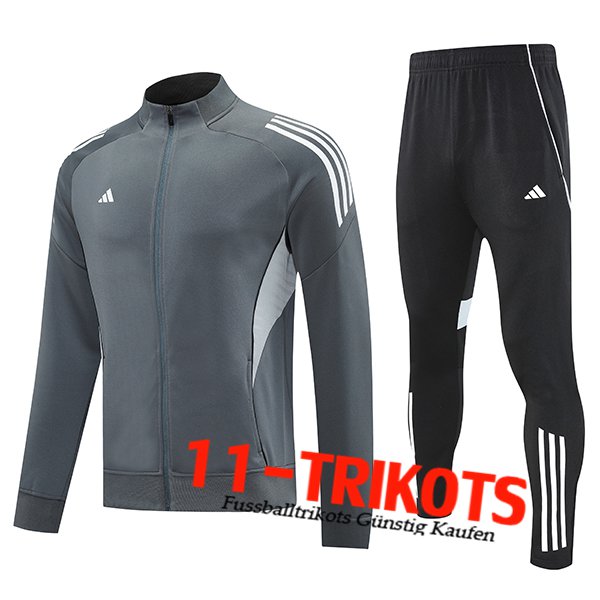 Adidas Trainingsjacke Grau/Weiß 2025/2026