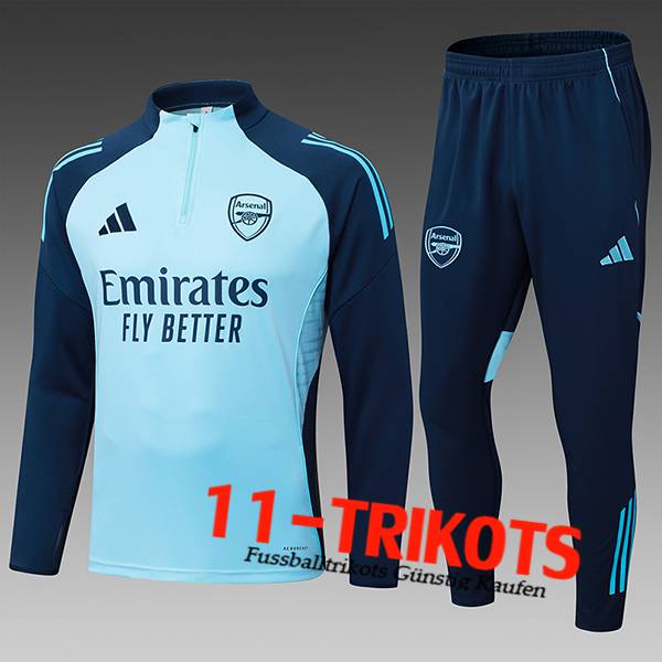 Arsenal Trainingsanzug Kinder Blau 2025/2026