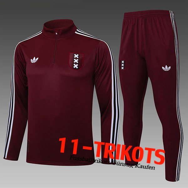 Ajax Trainingsanzug Kinder Rot/Weiß 2025/2026
