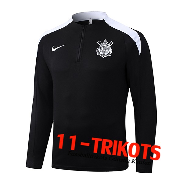 Corinthians Training Sweatshirt Schwarz/Weiß 2025/2026
