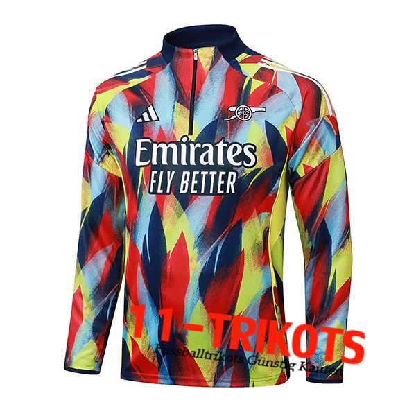 Arsenal Training Sweatshirt Rot/Blau/Gelb 2025/2026