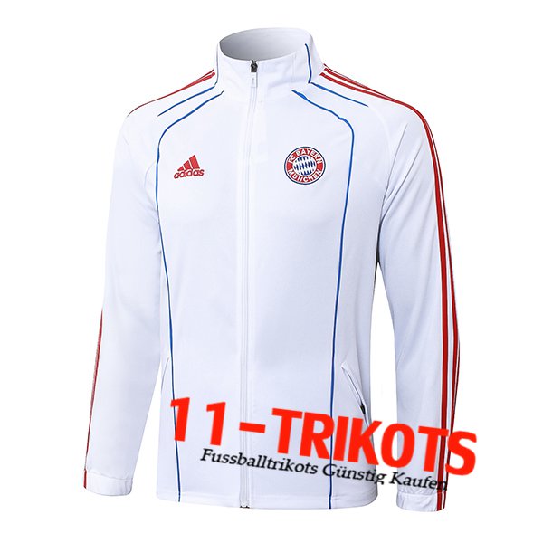 Bayern Munchen Trainingsjacke Weiß/Rot/Blau 2025/2026