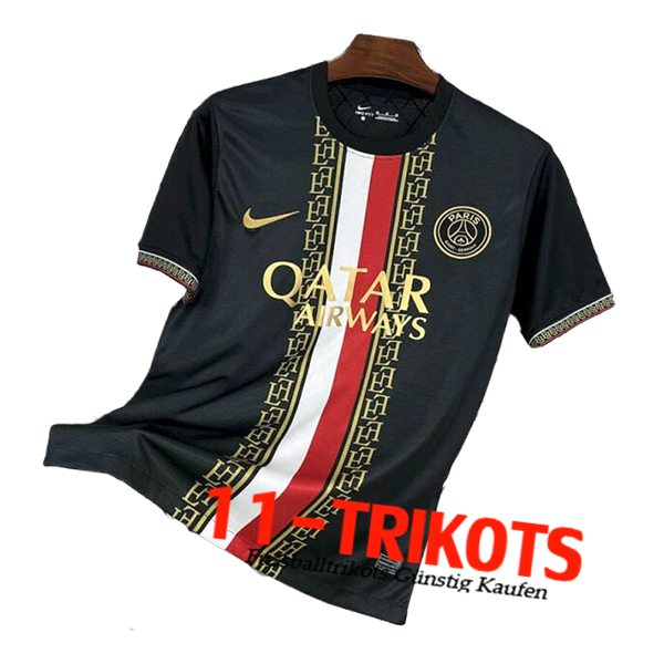 PSG Fussball Trikots Special Edition Schwarz 2025/2026