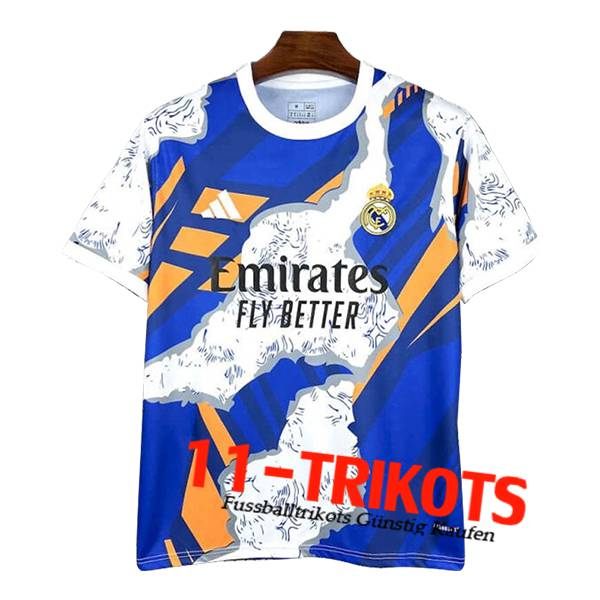 Real Madrid Fussball Trikots Special Edition Blau/Weiß 2025/2026