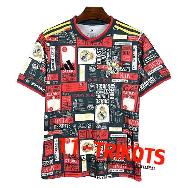 Real Madrid Fussball Trikots Special Edition Rot/Schwarz 2025/2026