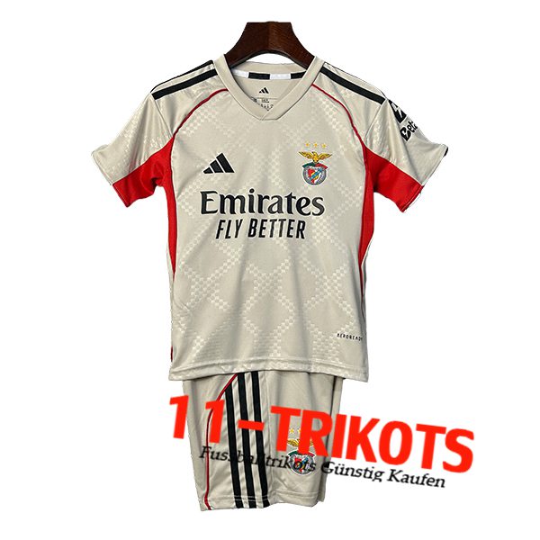 Neues Benfica Kinder Auswärtstrikot 2025/2026