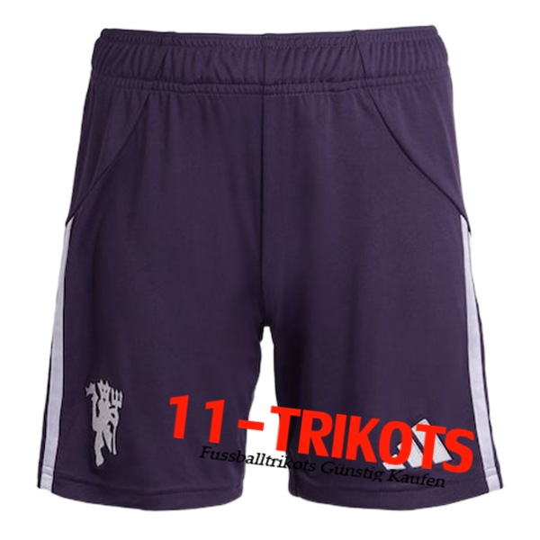 Manchester United Fussball Shorts Auswärtstrikot 2025/2026